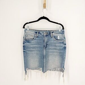 H&M Light Blue Denim Pencil Skirt